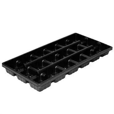 T.O. Plastics 18 Site Square Pot Plastic Carry Tray for 3.5" Pots