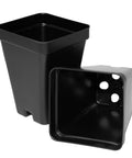 T.O. Plastics Deep Square Pot, 2.6in L x 2.6in W x 3.5in H