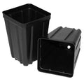 T.O. Plastics Deep Square Pot, 3.52in L x 3.52in W x 5.00in H