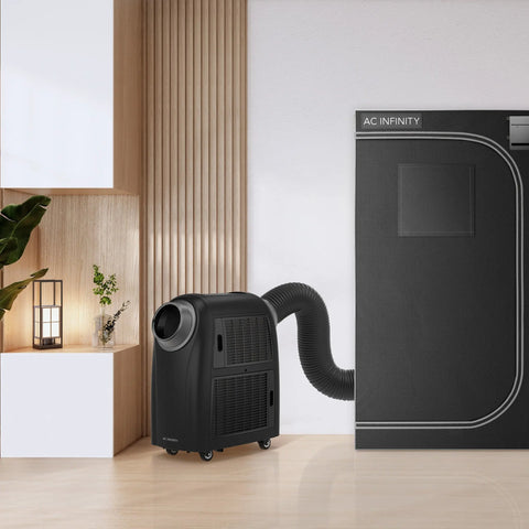 TERRAFORM 7 Air Conditioner, Heater, Dehumidifier for Grow Tents, 8000 BTU