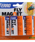 TERRO Fly Magnet Sticky Fly Paper Traps | Pack of 4