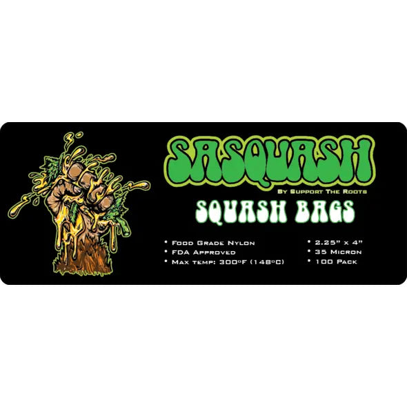 2.25" X 4" SQUASH BAGS | 100 PACK Sasquash