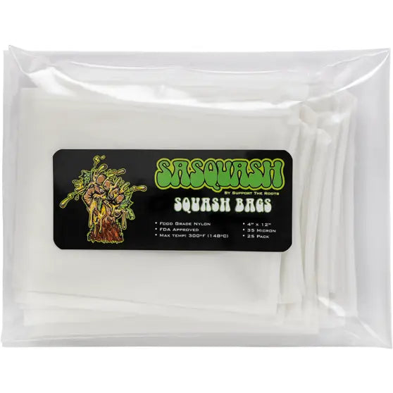 4" x 12" SQUASH BAGS | 25 PACK Sasquash