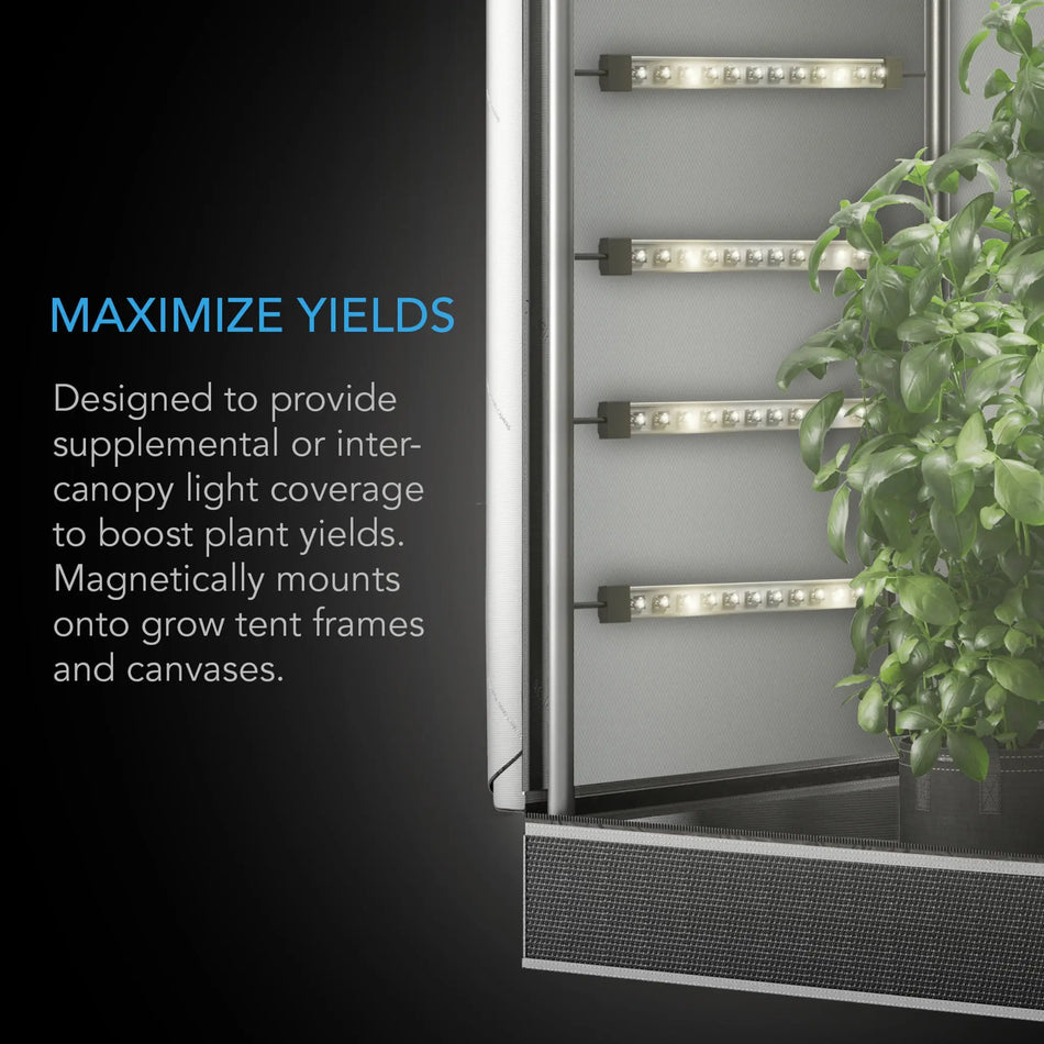 AC INFINITY IONBEAM S11, FULL SPECTRUM 11" LED GROW LIGHT BARS, SET OF 4 LUXX LIGHTING