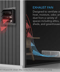 AC Infinity AIRLIFT T10, SHUTTER EXHAUST VENTILATION FAN 10", TEMPERATURE AND HUMIDITY CONTROLLER AC Infinity