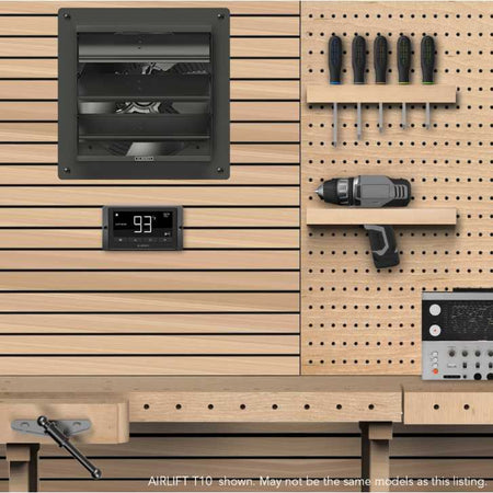 AC Infinity AIRLIFT T12, SHUTTER EXHAUST VENTILATION FAN 12", TEMPERATURE AND HUMIDITY CONTROLLER AC Infinity