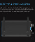 AC Infinity AUSTRALIAN CHARCOAL CARBON AIR DUCT FILTER XL, 4" AC Infinity