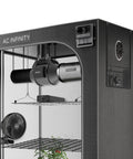 AC Infinity Advance Grow Tent System 2x4, 2-Plant Kit, Integrated Smart Controls To Automate Ventilation, Circulation, Full Spectrum Led Grow Light AC Infinity