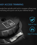 AC Infinity BLACK TWIST TIES WITH BUILT-IN CUTTER, 100M AC Infinity