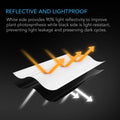 AC Infinity BLACK & WHITE PANDA FILM, WATERPROOF REFLECTIVE SHEET, 10 X 10 FT. AC Infinity