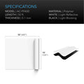 AC Infinity BLACK & WHITE PANDA FILM, WATERPROOF REFLECTIVE SHEET, 10 X 50 FT. AC Infinity