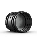 AC Infinity Backdraft Damper Ducting Insert, Black Galvanized Steel, 4" AC Infinity