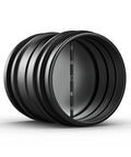 AC Infinity Backdraft Damper Ducting Insert, Black Galvanized Steel, 8" AC Infinity