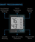 AC Infinity CLOUDCOM B1 Smart Thermo-Hygrometer With Data App, 12' Sensor Probe AC Infinity