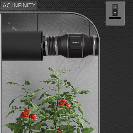 AC Infinity CLOUDLINE S4 Inline Duct Fan System with Speed Controller, 4"