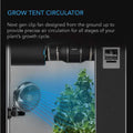 AC Infinity CLOUDRAY A6 GROW TENT CLIP FAN 6 WITH 10 SPEEDS, MANUAL SWIVEL AC Infinity