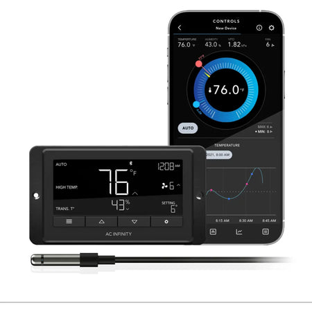 AC Infinity CONTROLLER 67, TEMP & HUMIDITY FAN CONTROLLER, ON/OFF CYCLES + DATA APP AC Infinity