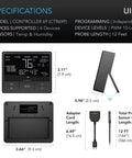 AC Infinity CONTROLLER 69 PRO WIFI, INDEPENDENT PROGRAMS FOR FOUR DEVICES, DYNAMIC TEMP, HUMIDITY, ON/OFF CYCLES + DATA APP AC Infinity