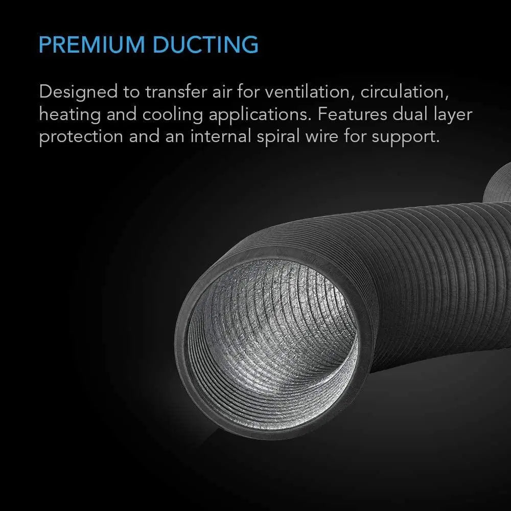 AC Infinity Flexible Four-Layer Ducting, 6" x 8' AC Infinity