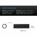 AC Infinity Flexible Four-Layer Ducting, 8" x 25' AC Infinity
