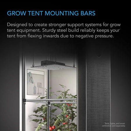 AC Infinity GROW TENT TRELLIS NET SUPPORT MOUNTING BARS , 4X4'