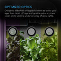 AC Infinity Grow Room Protective Glasses, 3 Corrective Lens