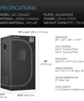 AC Infinity Grow Tent CLOUDLAB 422, 24"x24"x48" Reflective 2000D Mylar Grow Tent AC Infinity