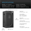 AC Infinity Grow Tent CLOUDLAB 422, 24"x24"x48" Reflective 2000D Mylar Grow Tent AC Infinity