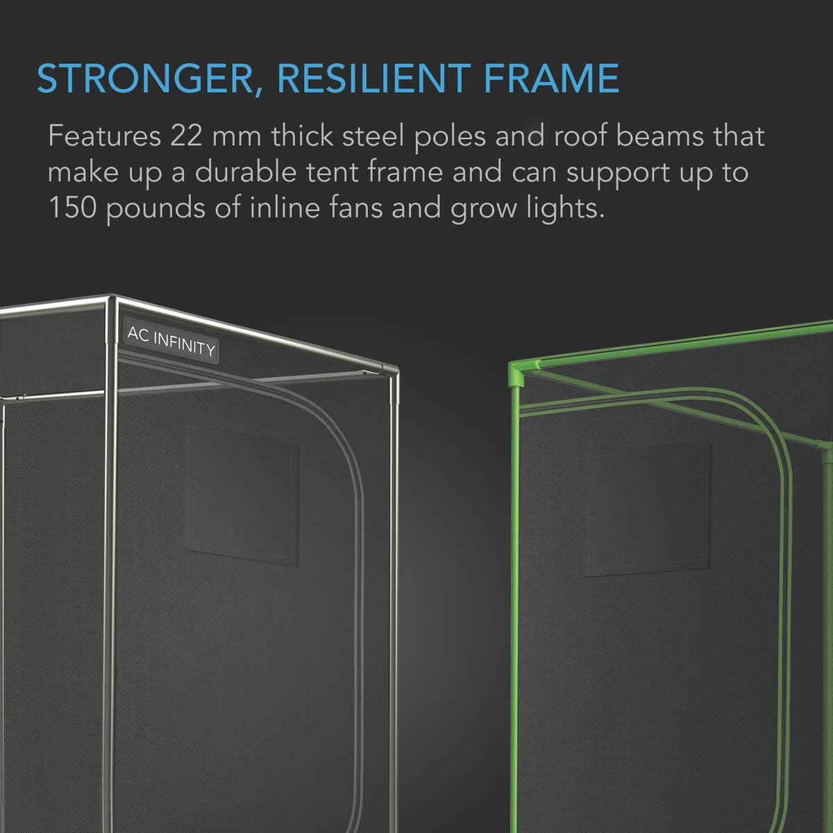 AC Infinity Grow Tent CLOUDLAB 632, 36"x24"x72" Reflective 2000D Mylar Grow Tent