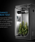 AC Infinity Grow Tent CLOUDLAB 733, 36"x36"x72" Reflective 2000D Mylar Grow Tent AC Infinity