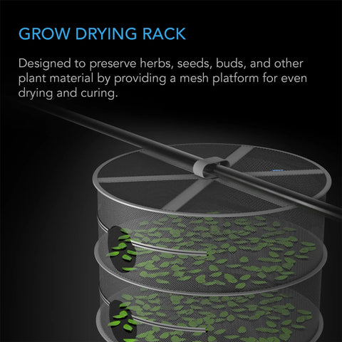 AC Infinity HANGING HERB DRYING RACK, SIX TIERS, 24 IN. DIAMETER AC Infinity