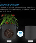 AC Infinity HEAVY DUTY FABRIC POTS, 10 GALLON, 5-PACK AC Infinity