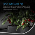 AC Infinity HEAVY DUTY FABRIC POTS, 10 GALLON, 5-PACK AC Infinity