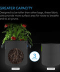 AC Infinity HEAVY DUTY FABRIC POTS, 3 GALLON, 5-PACK AC Infinity