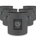 AC Infinity HEAVY DUTY FABRIC POTS, 5 GALLON, 5-PACK AC Infinity