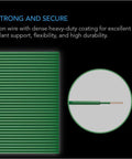 AC Infinity HEAVY-DUTY TWIST TIES, THIN RUBBERIZED TEXTURE, 10M AC Infinity
