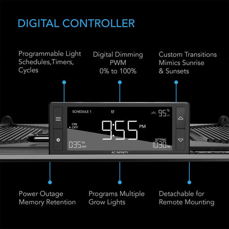 AC Infinity IONGRID T24, FULL SPECTRUM LED GROW LIGHT 260W AC Infinity