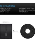 AC Infinity PEEL AND STICK ZIPPER, 7 FT. X 3 IN. DOUBLE SIDED, 1-PACK AC Infinity
