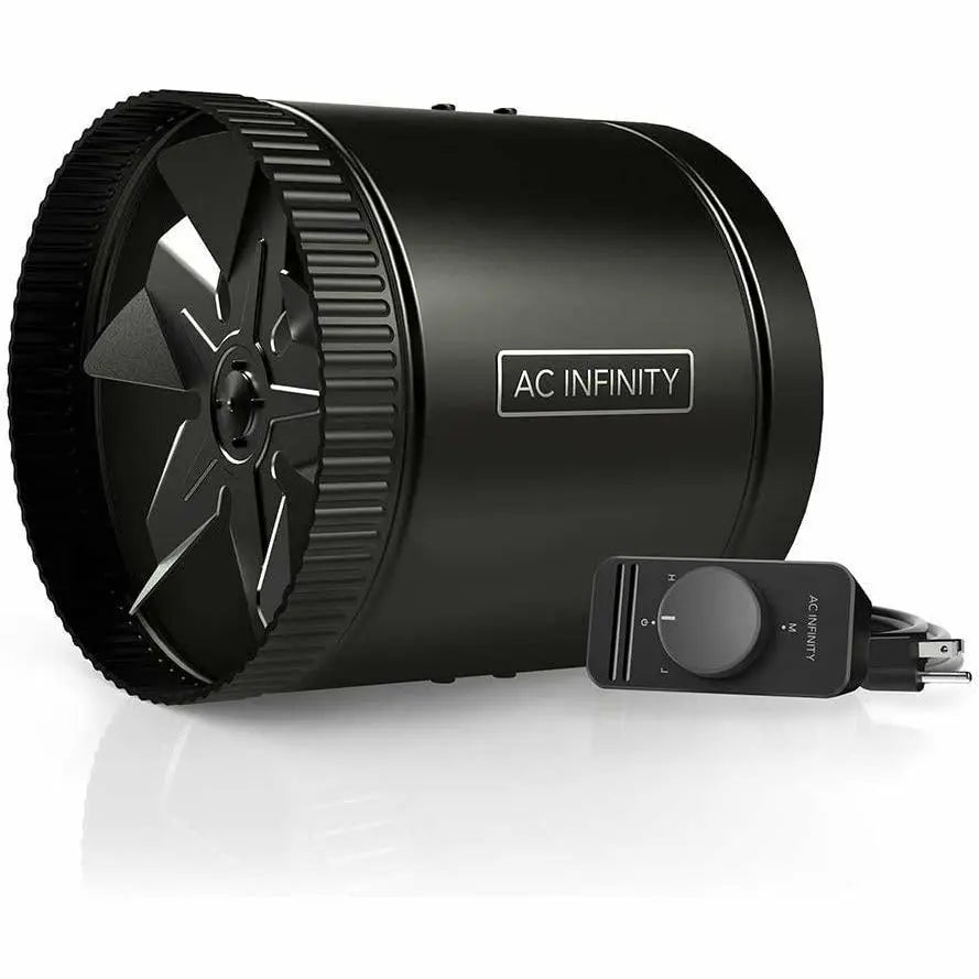 AC Infinity RAXIAL S8 Inline Booster Duct Fan with Speed Controller, 8" AC Infinity