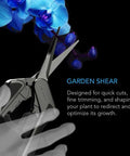 AC Infinity STAINLESS STEEL PRUNING SHEAR WITH CLEANING KIT, 6.6 STRAIGHT BLADES AC Infinity