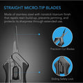 AC Infinity STAINLESS STEEL PRUNING SHEAR WITH CLEANING KIT, 6.6 STRAIGHT BLADES AC Infinity