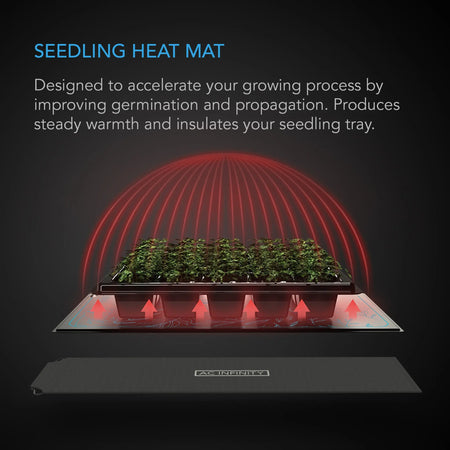 AC Infinity SUNCORE A3X2 Seedling Heat Mat, 2 - 10" X 20.75"