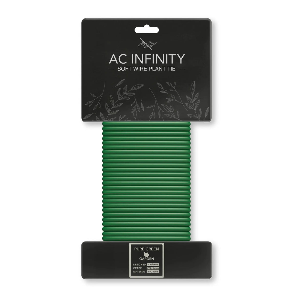 AC Infinity, SOFT TWIST TIES, THICK RUBBERIZED TEXTURE, 10M AC Infinity