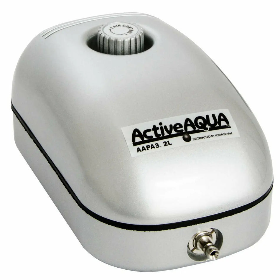 Active Aqua Air Pump 1 Outlet 2 Watt, 50 GPH Active Aqua