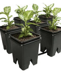 Active Aqua Grow Flow 2.0 Expansion Kit with 6 Square Pots, 5 Gal Active Aqua