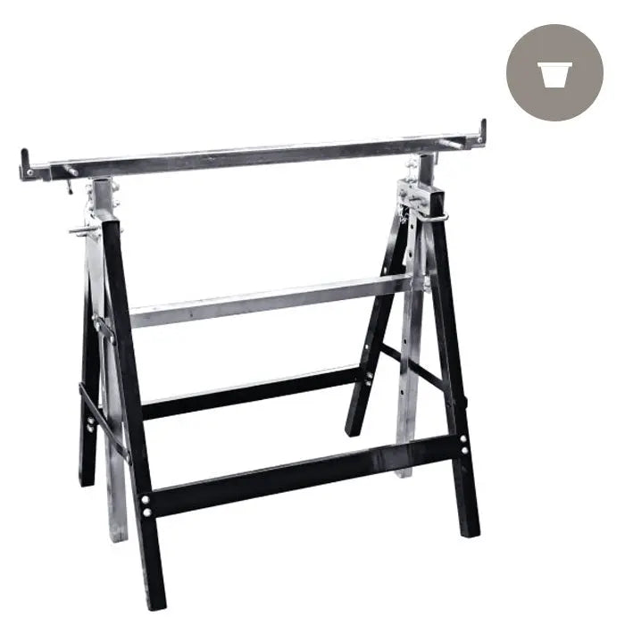Adjustable Saw Horses for Flood Tables, Set of 2