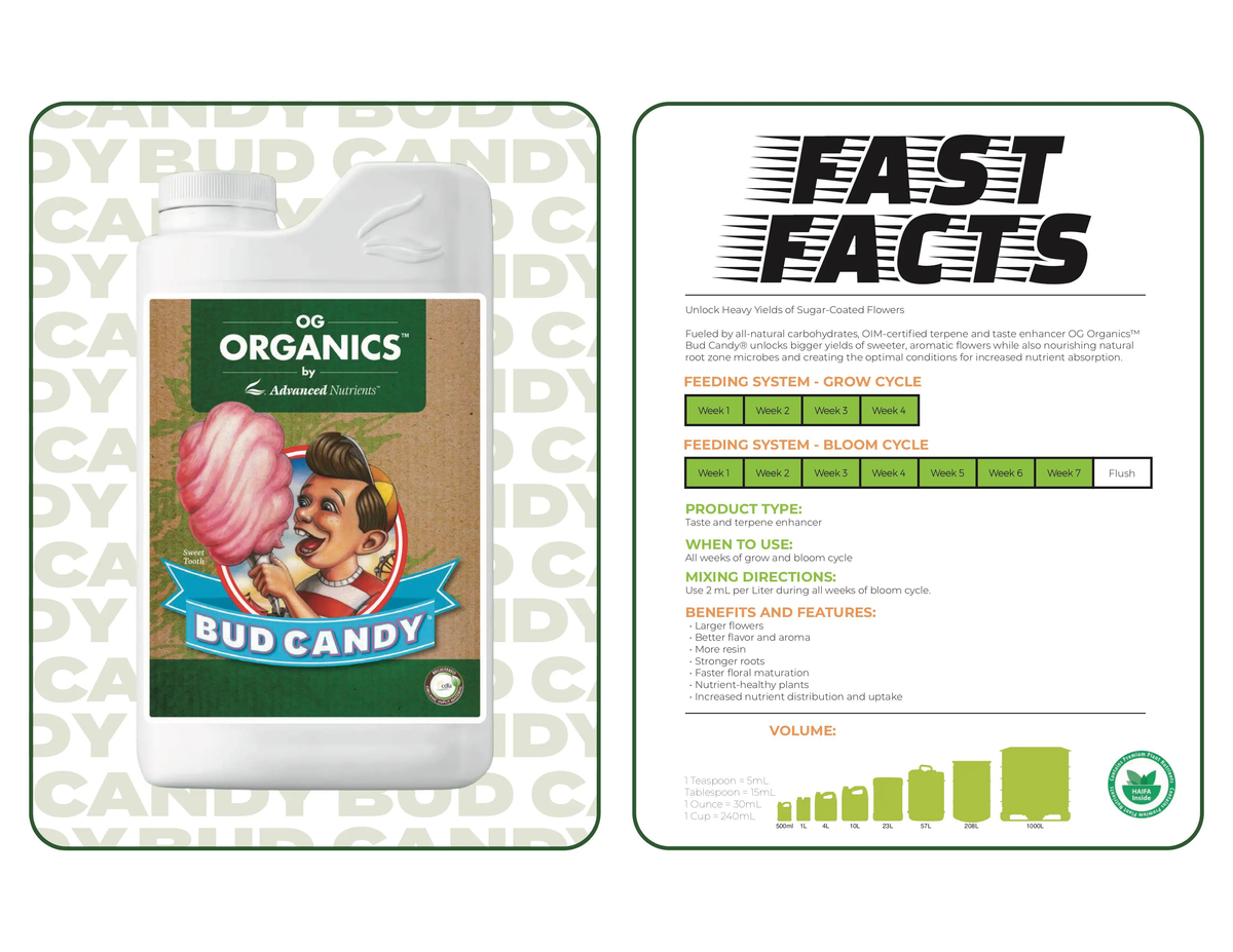 Advanced Nutrients Bud Candy OG Organics, 1L Advanced Nutrients