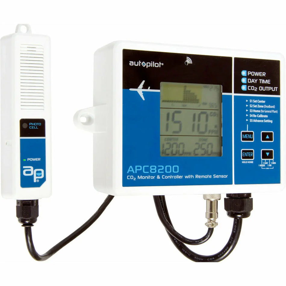Autopilot CO2 Monitor & Controller with 15' Remote Sensor Autopilot