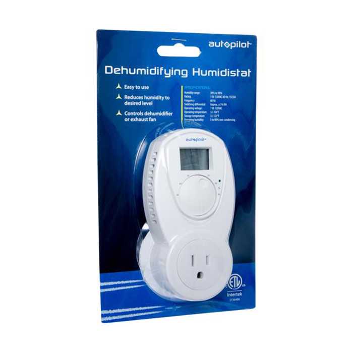 Autopilot Dehumidifying Humidistat Controller, 120v