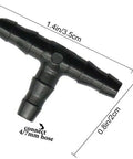 Bloomerang Barbed Tee Fitting, 3/16" | Pack of 10 Bloomerang